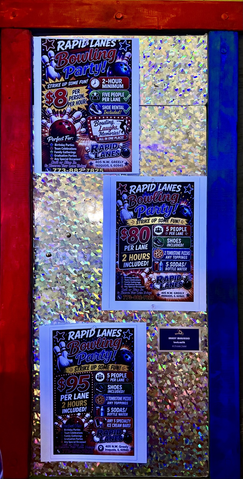 Rapid Lanes bowling party packages